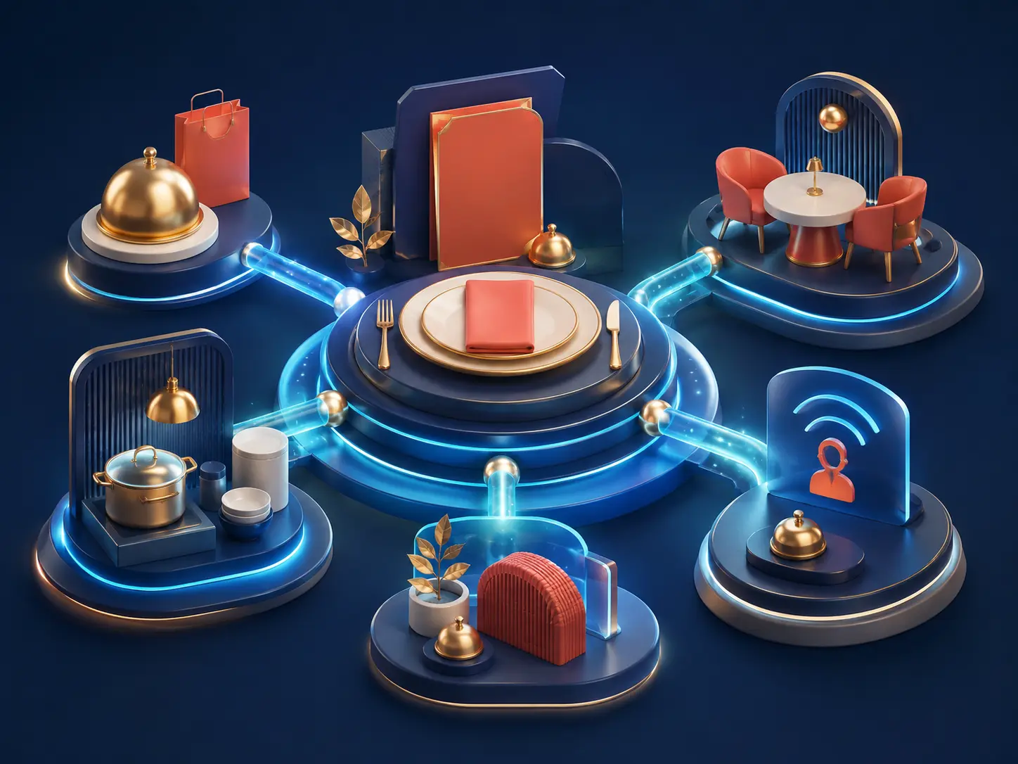 MENUPAK platform concept illustration